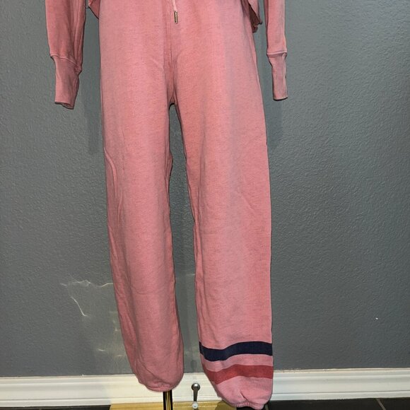 ANTHROPOLOGIE SUNDRY "Merci" SWEATSUIT CROPPED SWEATSHIRT & SWEATPANTS Sizes 1/0 - Picture 3 of 16